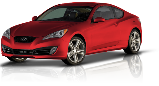 Genesis Coupe super red