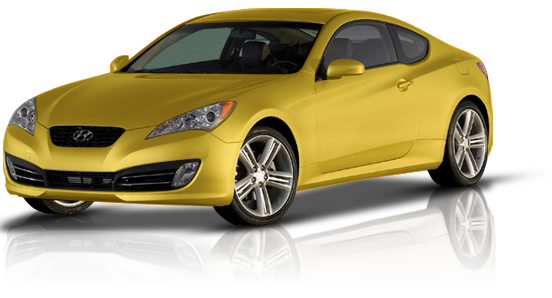 Genesis Coupe dynamic yellow